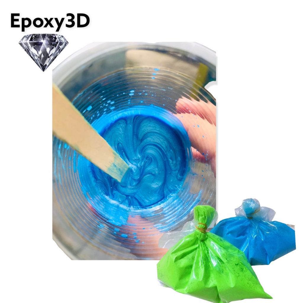 Màu Nhũ resin epoxy 3D bền màu không phai