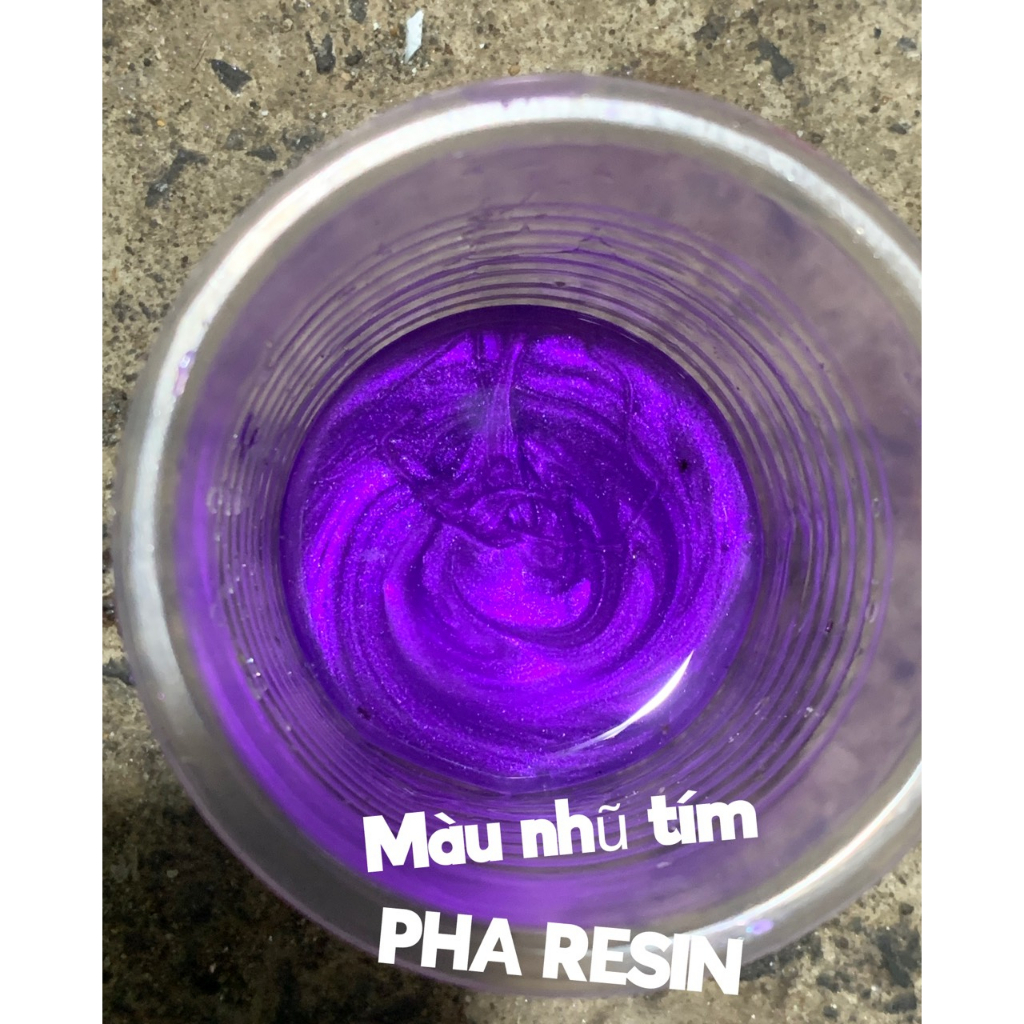 Màu Nhũ resin epoxy 3D bền màu không phai