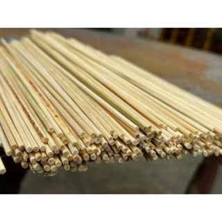 Que xiên tre dài 28cm 500g, (Làm khoai tây lốc xoáy)