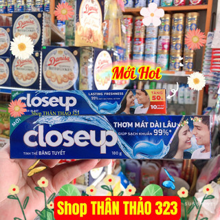 Kem Đánh Răng CloseUp Bạc Hà/ Tinh Thể Băng Tuyết The Mát 180g