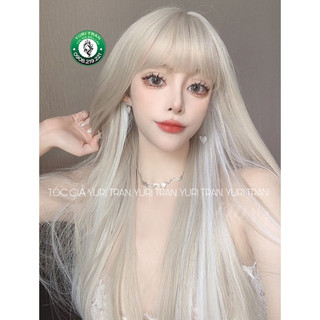 TÓC GIẢ THẲNG BẠCH KIM ( kèm lưới) LOẠI CAO CẤP ĐỘC QUYỀN YURI TRAN