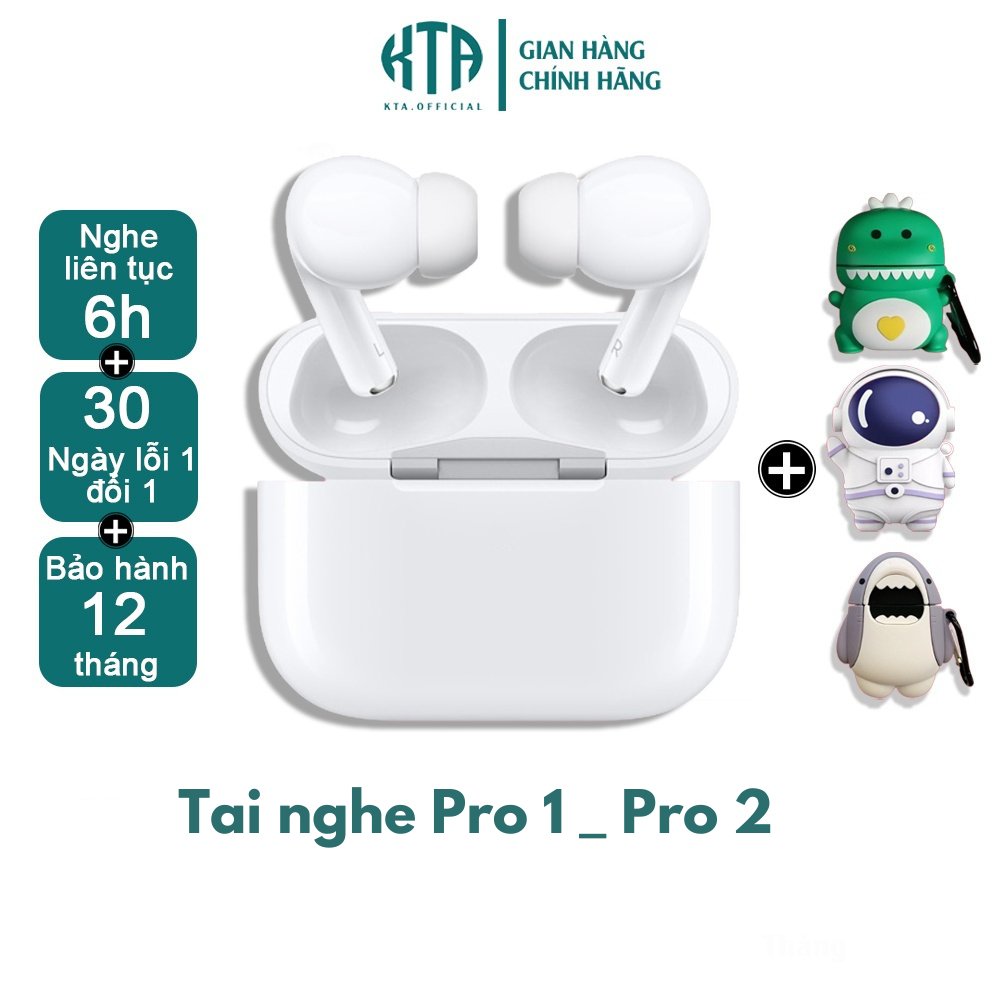 Tai Nghe Bluetooth AIP2 / AIP3 / A PRO Không Dây, Âm To, Mic To, Bass Căng Vuốt Tăng Chỉnh âm lượng Chính Hãng KTA