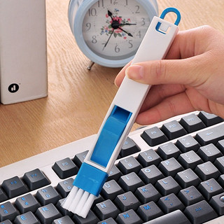 Chổi quét mini kèm hót rác, chổi phủi bụi vệ sinh khe cửa bụi bàn phím đa năng