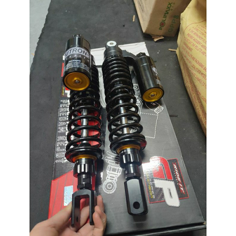 Phuộc Ride It mode Nitron full đen ty xi gắn Sh Việt Nam  SRGT