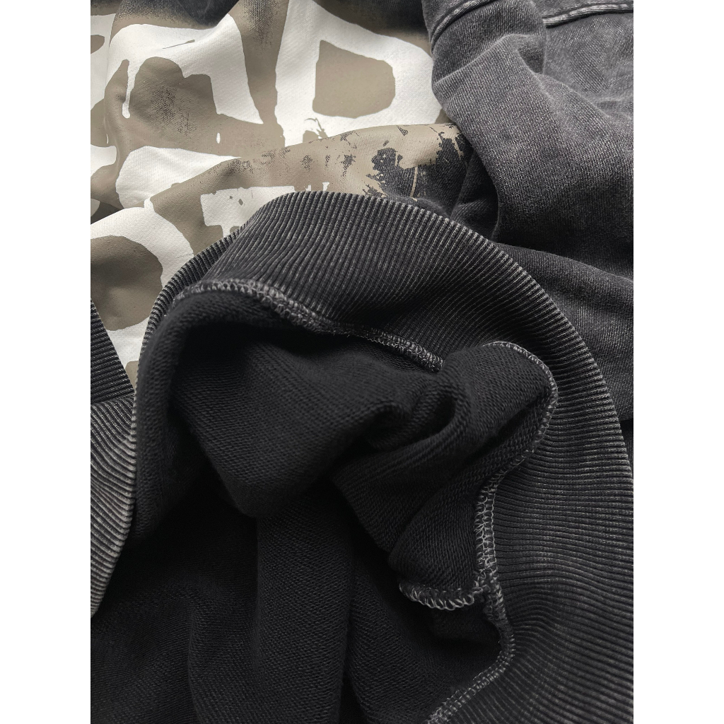 Áo Sweater nỉ chân cua loang xám BAD form rộng nam nữ_SSSTore | BigBuy360 - bigbuy360.vn