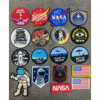 Bộ sưu tập tem dán patch velcro hook loop chủ đề Vũ trụ Space NASA hãy để tôi yên tĩnh, tôi muốn rời khỏi nơi đây