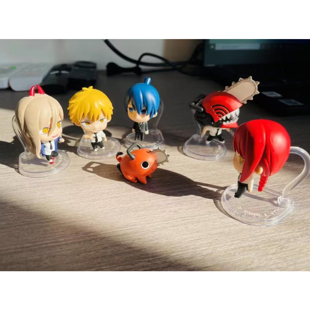 Mô hình bán lẻ bộ 6 nhân vật Chainsaw Man Denji - Makima- Pochita - Aki - Power