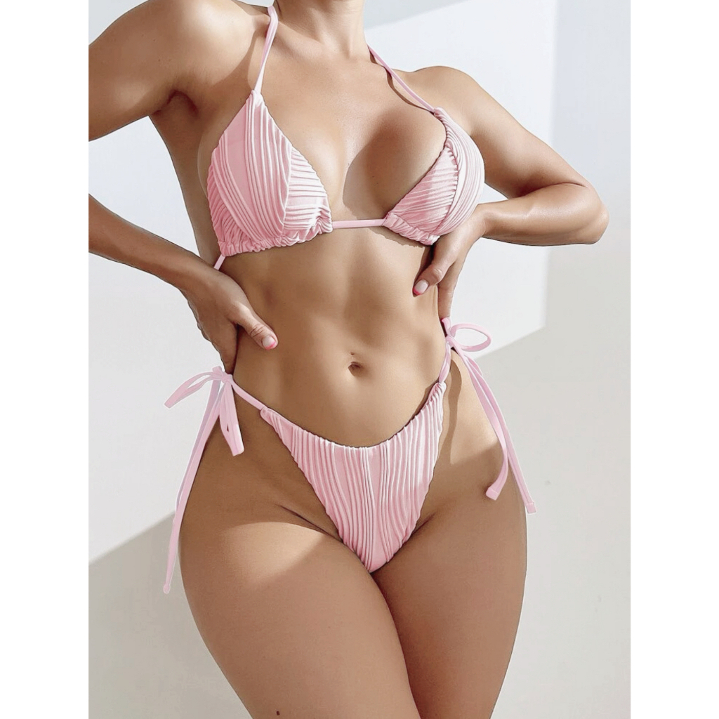 BI02 BIKINI 2 mảnh Basic vân chất siêu đẹp 2023