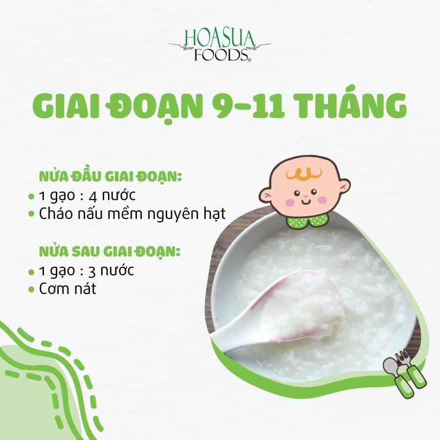Gạo Trắng Hữu Cơ Hoa Sữa FOODS  ST25 1kg Cho Bé Ăn Dặm - Nấu Cháo