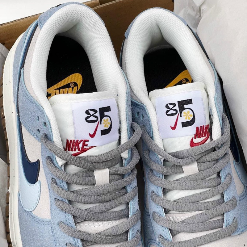 Giày sneaker sb dunk xám xanh nỉ