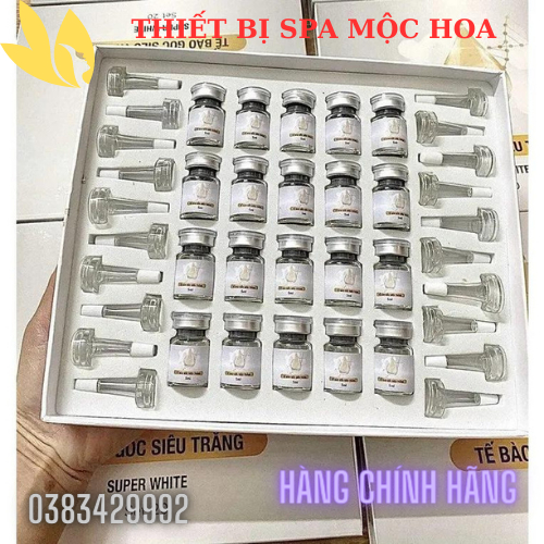 Tế Bào Gốc Siêu Trắng SUPER WHITE, Serum Trắng Da SUPER WHITE Chăm Sóc Da Mặt Làm Trắng Cấp Ẩm Chính Hãng Việt Nam