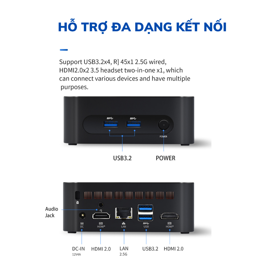 Máy tính để bàn – Máy chủ Server – Mini PC – Intel NUC N95 ( Có thể nâng cấp lên RAM 32G) | BigBuy360 - bigbuy360.vn