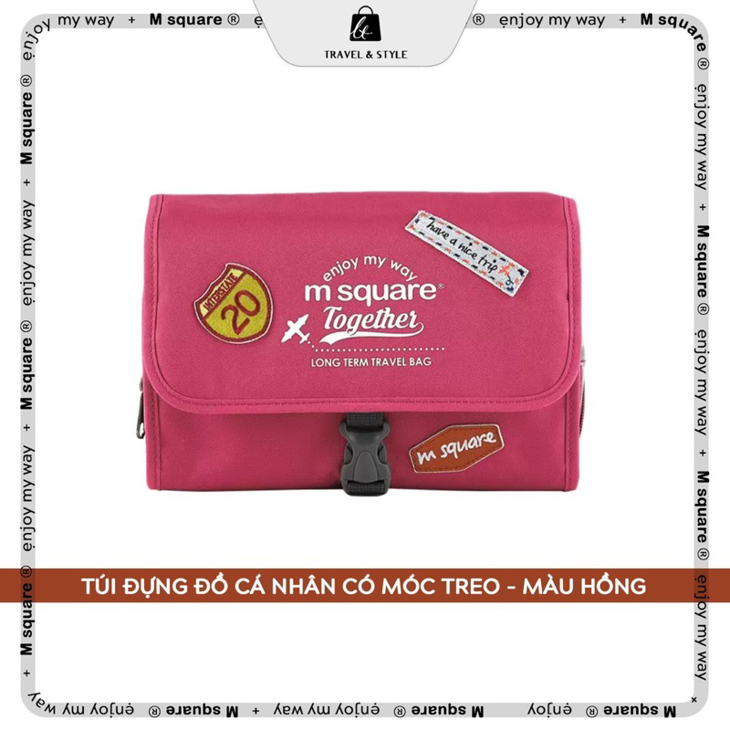 Túi đựng đồ cá nhân đa năng có móc treo Msquare®️Chính hãng giá tốt