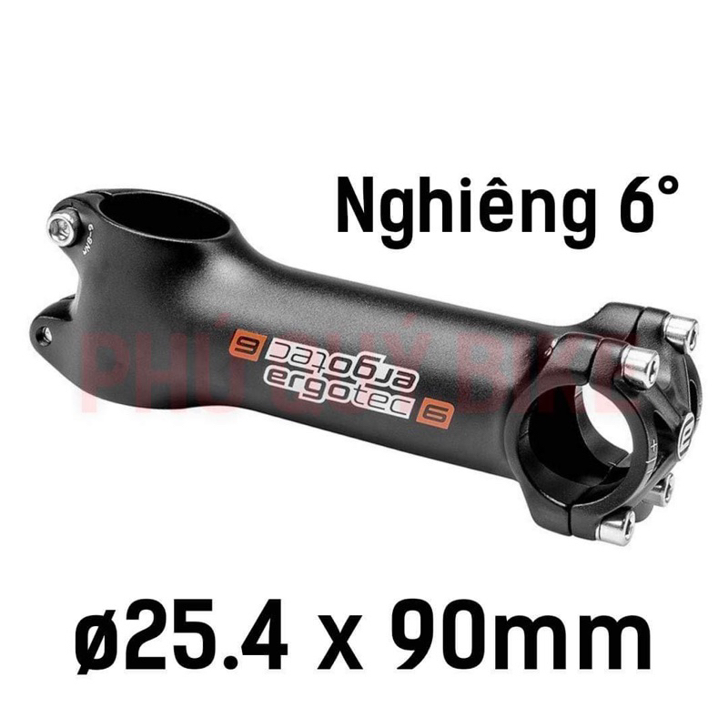 Potang Nhôm Nghiêng 6 Độ ERGOTECH Cỡ 25.4x90mm