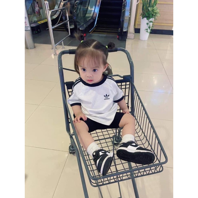 Áo adidas 3 sọc cho bé hàng chính hãng