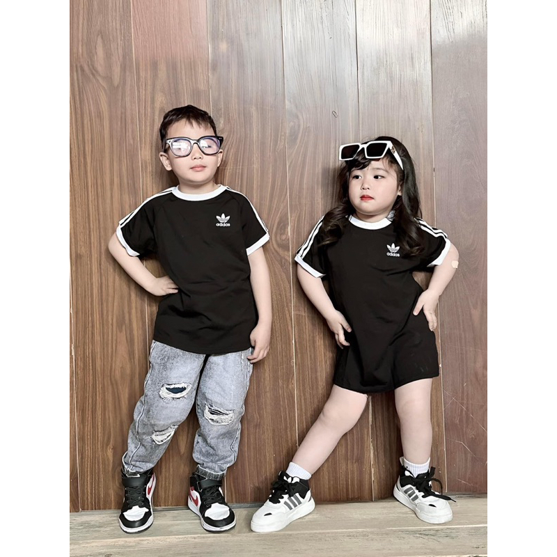 Áo adidas 3 sọc cho bé hàng chính hãng