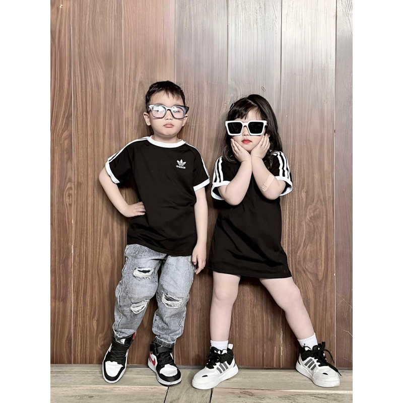 Áo adidas 3 sọc cho bé hàng chính hãng