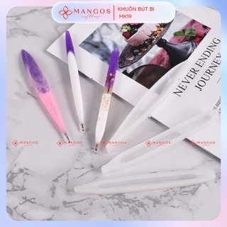 Khuôn silicon bút bi làm DIY đổ resin, jesmonite xinh xắn độc đáo MK19