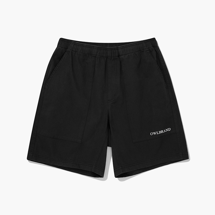 Quần short Owlbrand kaki/Đen