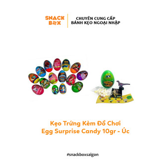 Sale xả kho kẹo trứng kèm đồ chơi egg surprise candy 10gr - úc