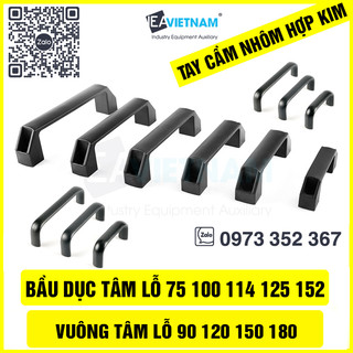 Tay cầm nhôm nhựa L90 L120 L150 L180 Tay cầm hợp kim nhôm 90 120 150 180, Tay nắm nhôm định hình, bầu dục 75 100 125 152