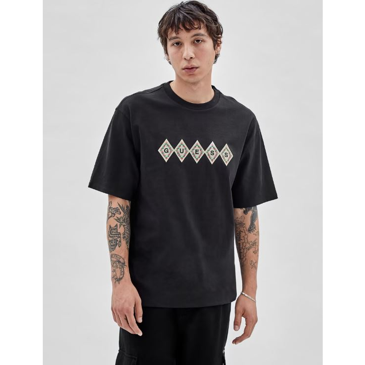 Áo GUESS Originals Flower Logo Tee