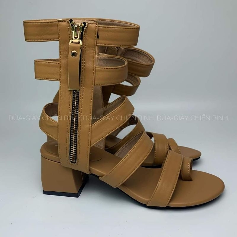 Giày sandal chiến binh quai ngang đan dây