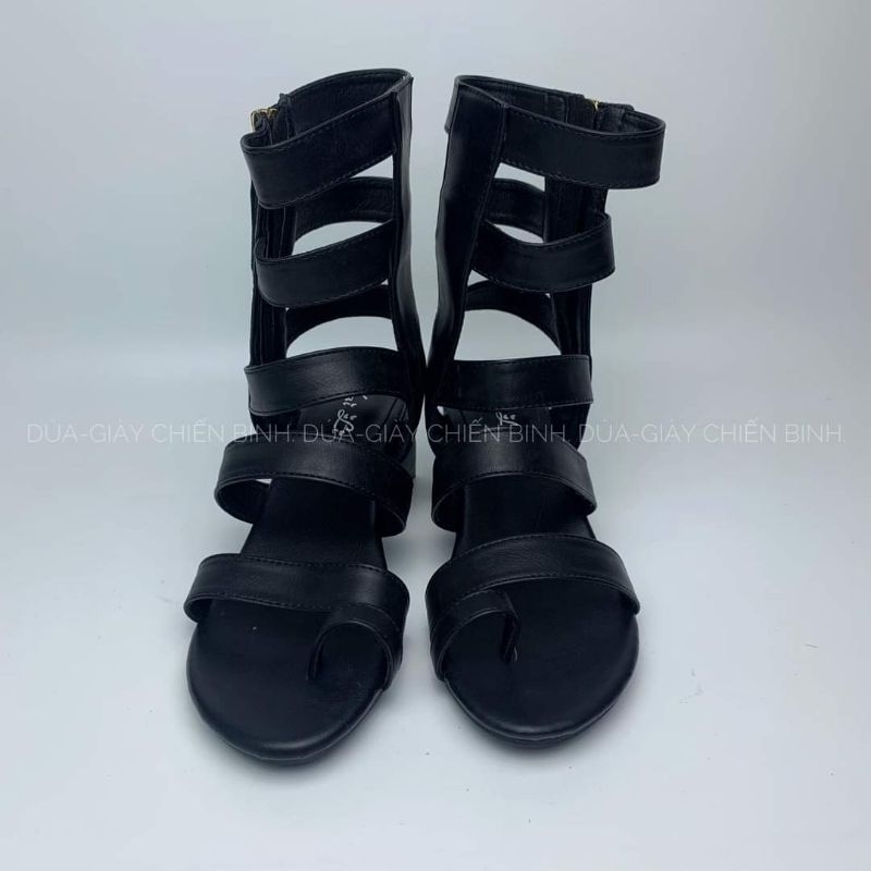Giày sandal chiến binh quai ngang đan dây