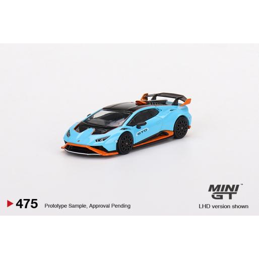 MÔ HÌNH 1:64 MINI GT - Lamborghini Huracán STO Blu Laufey