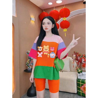 Set ngố gấu màu sắc hot 2023