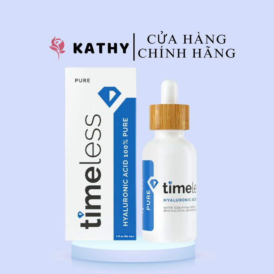 Serum cấp nước Timeless Hyaluronic Acid Serum 100% Pure 30ML