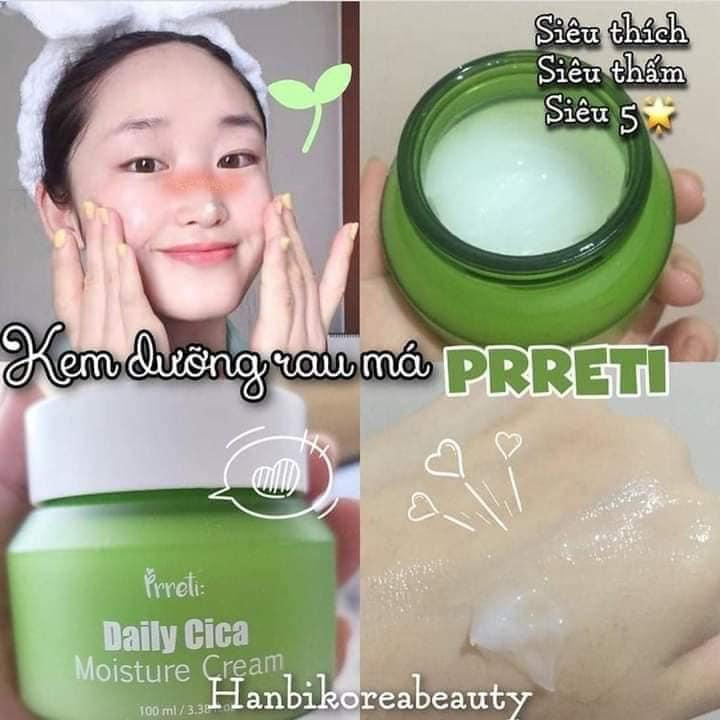 Kem dưỡng ẩm Prreri Daily Cica và Propolis Moisture Cream