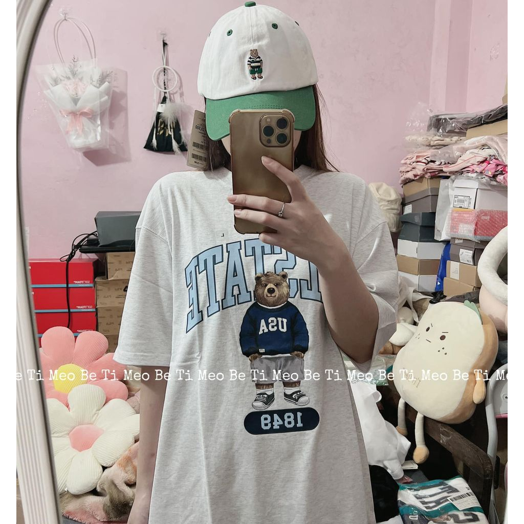 Áo thun gấu USA Calstate 1849 sale 65%