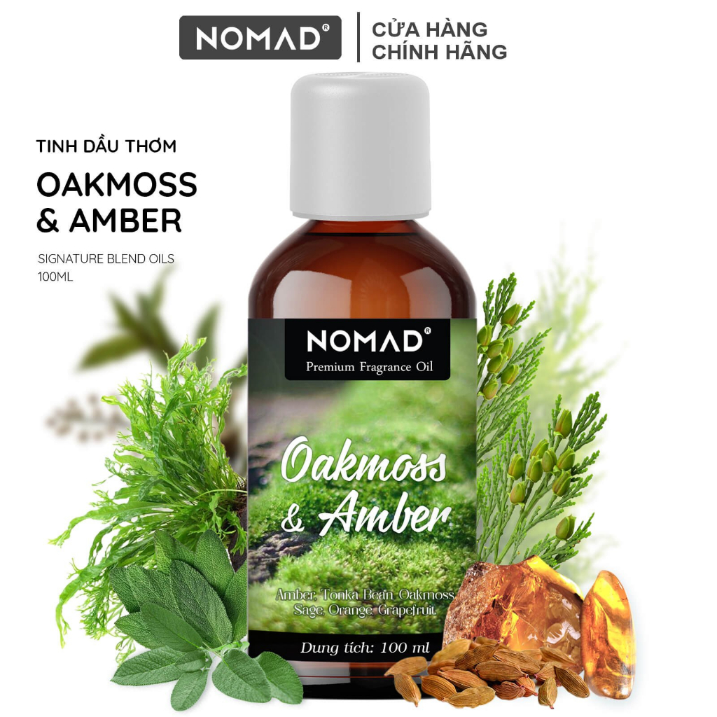 Tinh Dầu Thơm Nomad Signature Blend Oils - Oakmoss & Amber