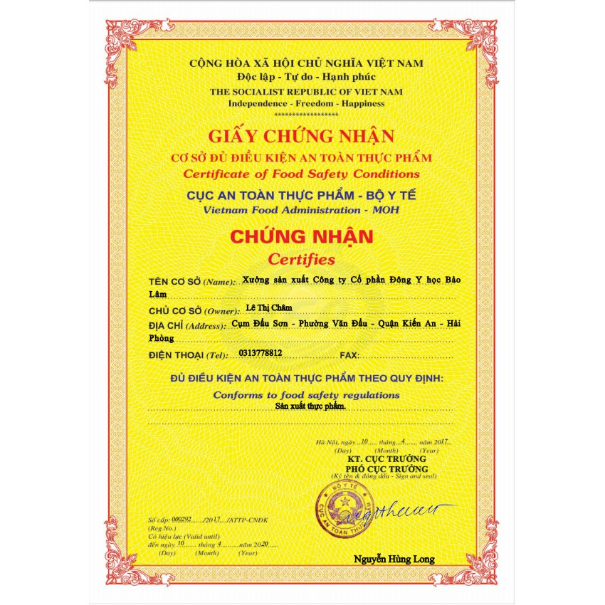 Kem ngừa mụn dưỡng trắng da Bảo Lâm 30g - Chính hãng NPP Bizshop