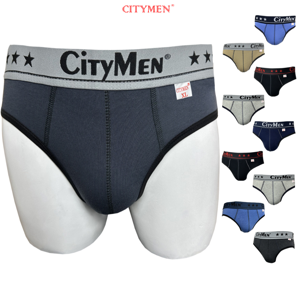 Combo 10 Quần Lót Nam vải cotton 2 chiều co giãn lưng CITYMEN, đồ lót - MSSP-CTM2C