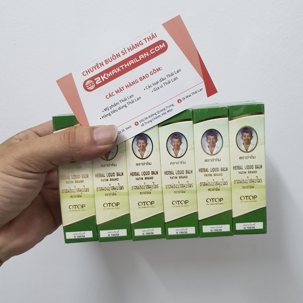 Dầu gió 22 vị thảo dược Thailand 8ml