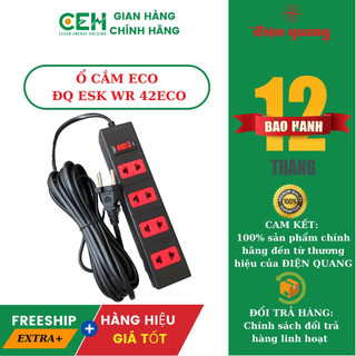Ổ cắm điện quang eco đq esk 42eco