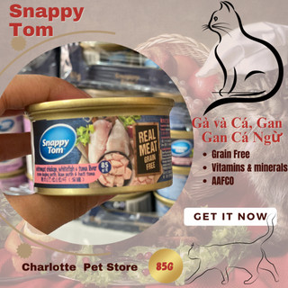 Lon Pate cho mèo Snappy Tom Premium Grain Free