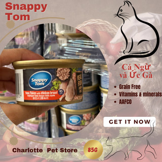 Lon Pate cho mèo Snappy Tom Premium Grain Free