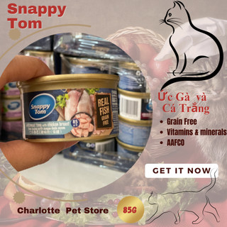 Lon Pate cho mèo Snappy Tom Premium Grain Free