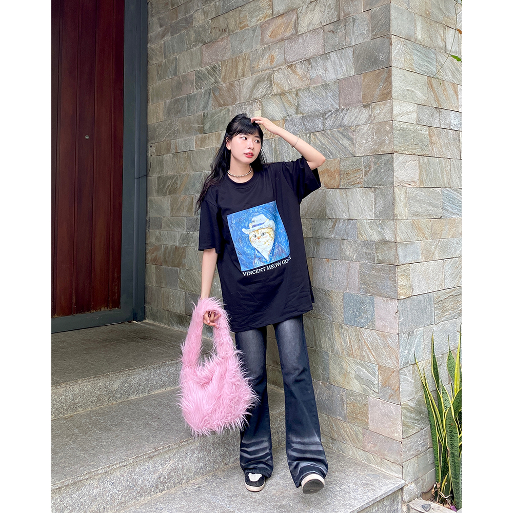 Áo thun MEWGOGH Basic Tee phông nam nữ tay lỡ