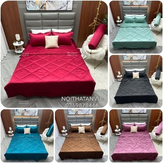 Bộ drap phi lụa mền mịn cao cấp màu mới