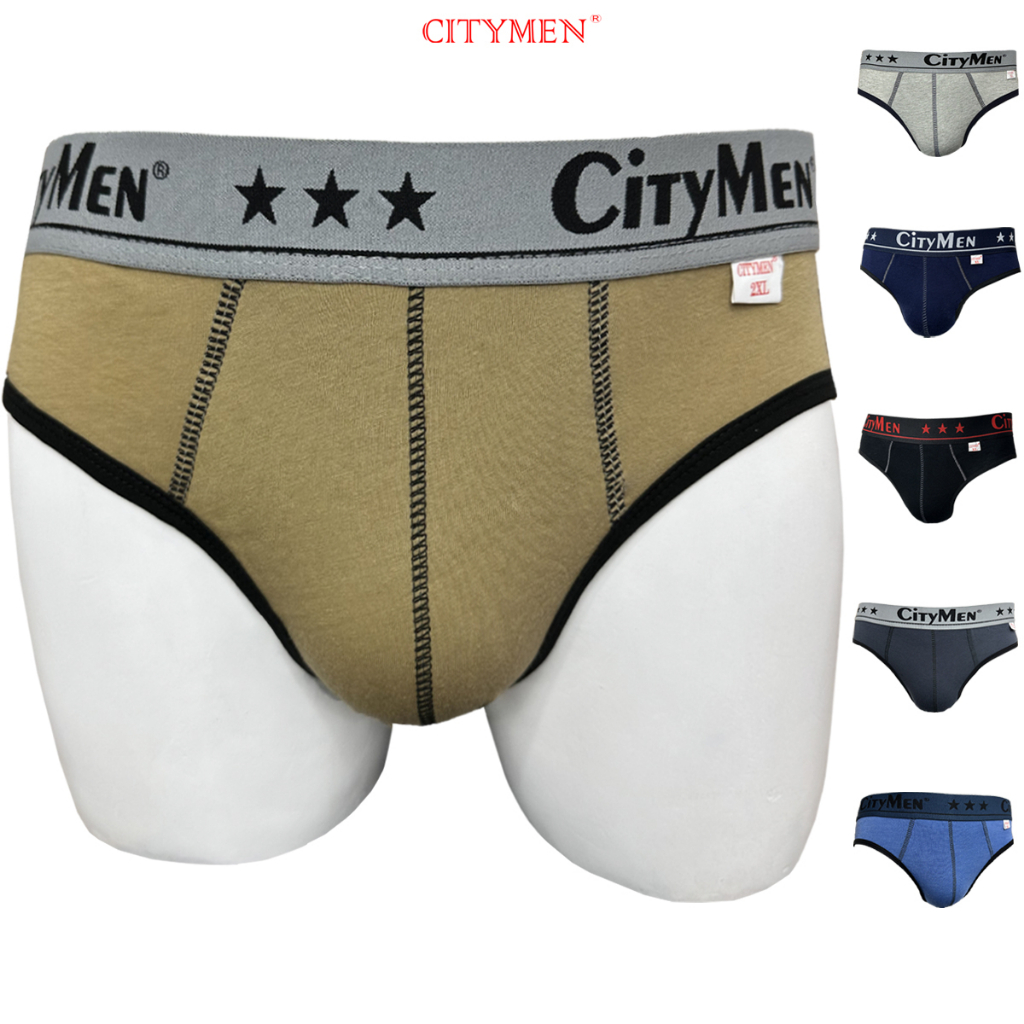 Combo 10 Quần Lót Nam 2 Chiều Co Dãn Vải Cotton Lưng CITYMEN, Đồ Lót - CTSP-CTM2C