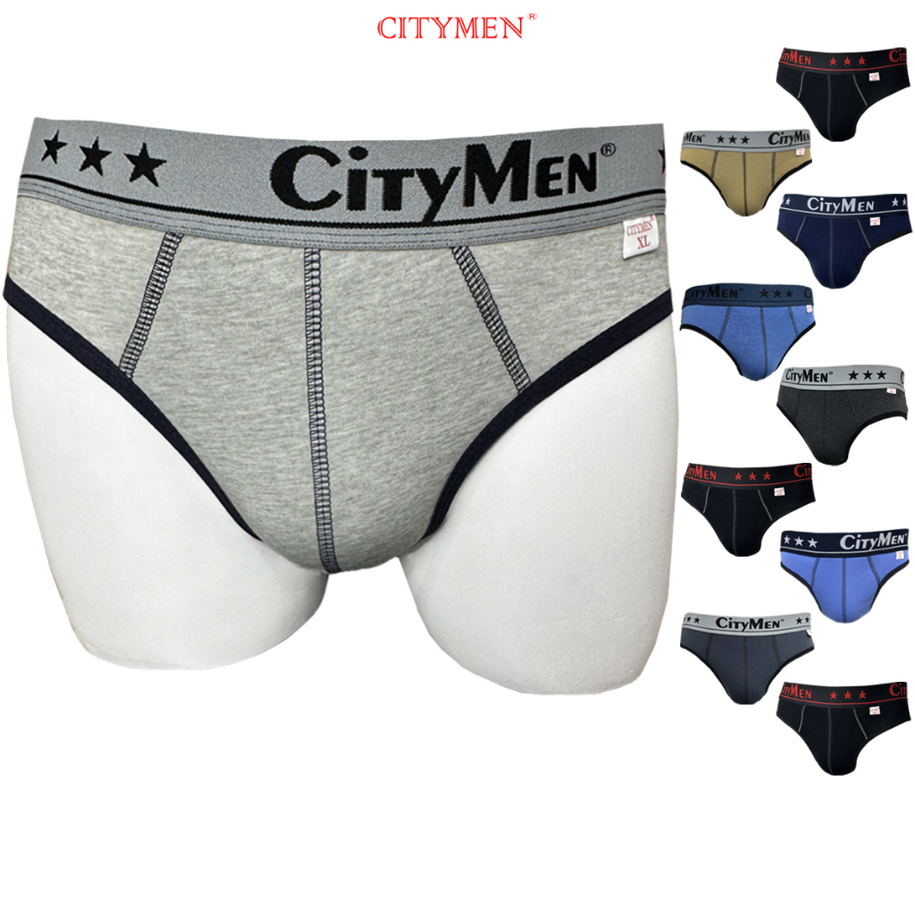 Quần Lót Nam Tam GIác Vải Cotton 2 Chiều Lưng CITYMEN, Đồ Lót - CTSP-CTM2C