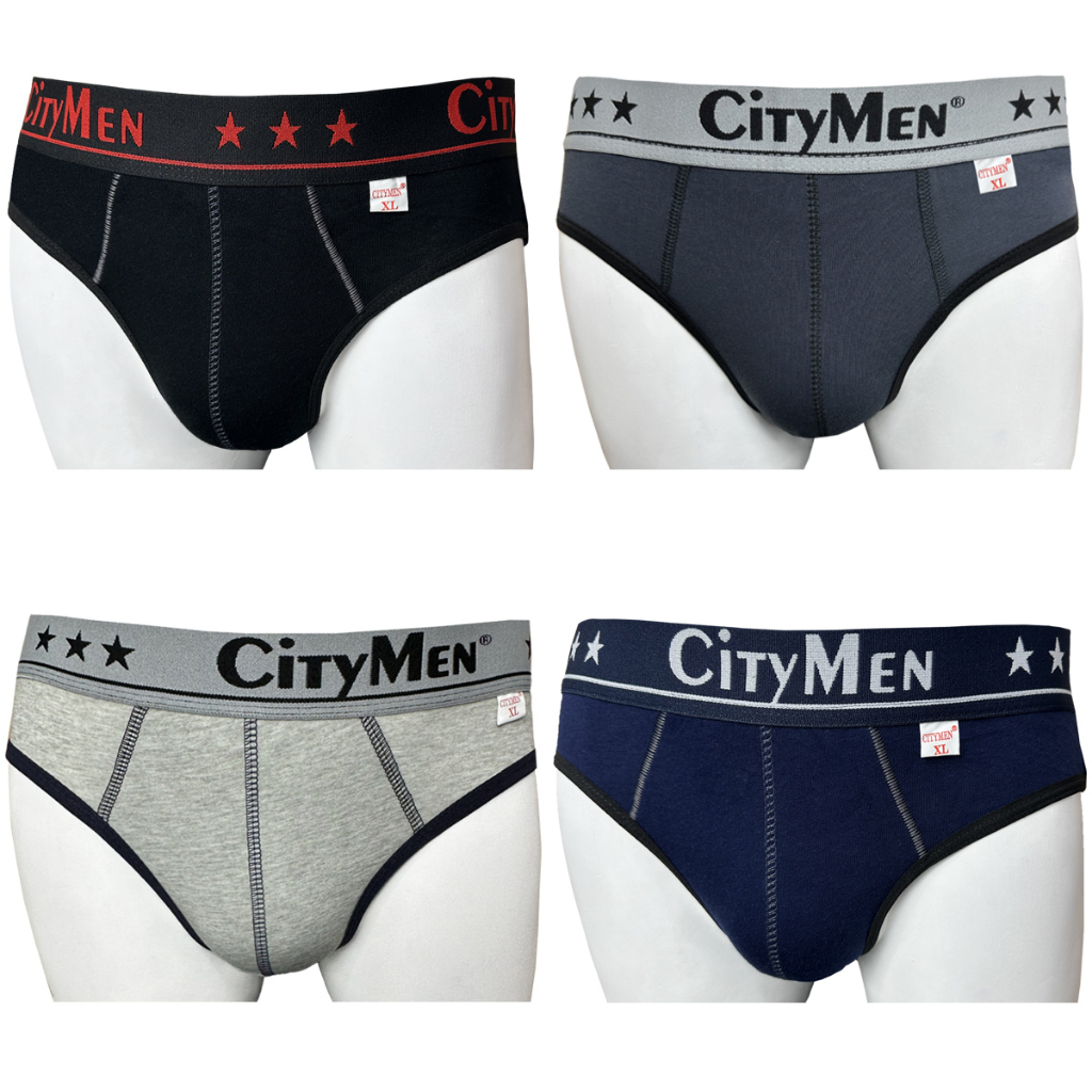 Quần Lót Nam Tam GIác Vải Cotton 2 Chiều Lưng CITYMEN, Đồ Lót - CTSP-CTM2C