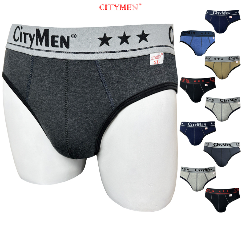 Combo 10 Quần Lót Nam 2 Chiều Co Dãn Vải Cotton Lưng CITYMEN, Đồ Lót - CTSP-CTM2C