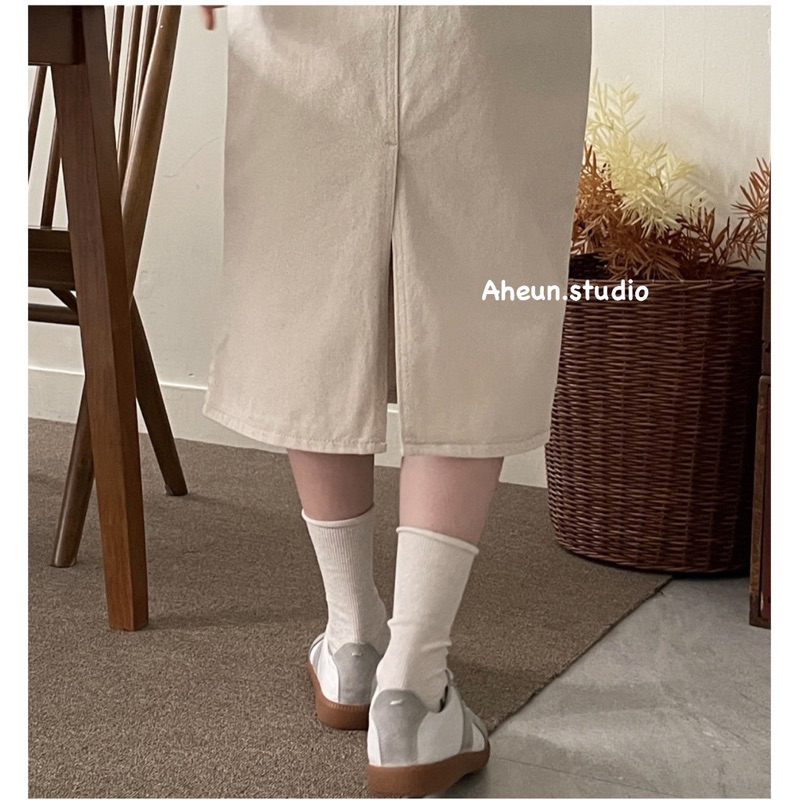 Chân Váy jean dài phong cách Hàn Quốc