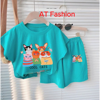 Mcbb 24-49 kg 100% vải cotton bộ đồ cho bé gái áo 3 lỗ bé gái tanktop quần đùi bé gái áo sát nách áo thun quần áo bé gái