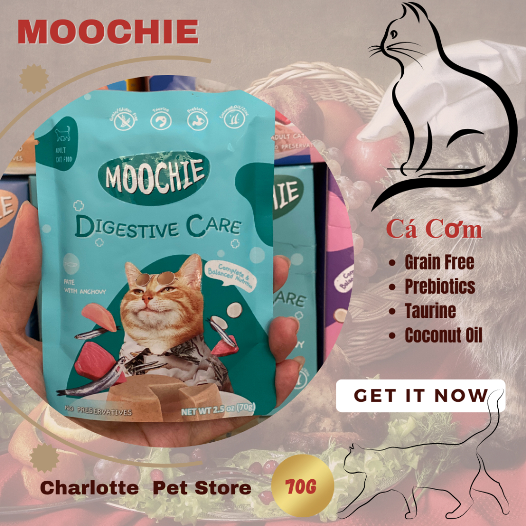 Pate Moochie cho mèo mọi lứa tuổi
